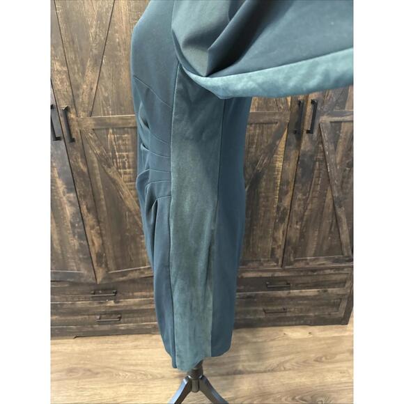 Lauren Ralph Lauren Womens Size 12 Green 3/4 Sleeve Sheath Cocktail Dress - Picture 5 of 12